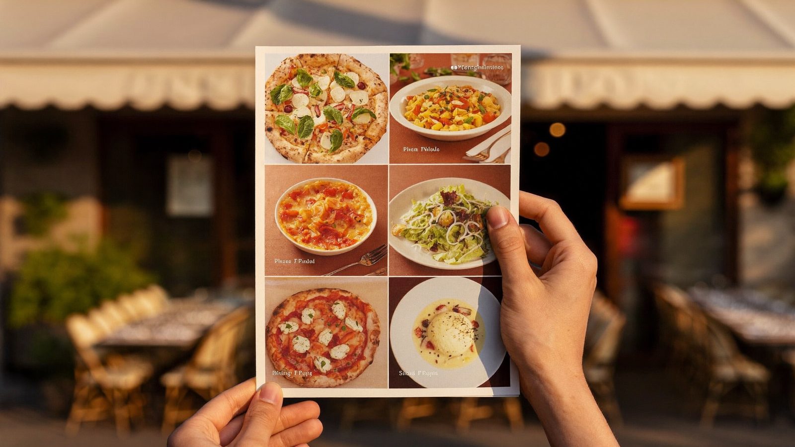 Flyer restaurant : concevoir un menu qui remplit la salle