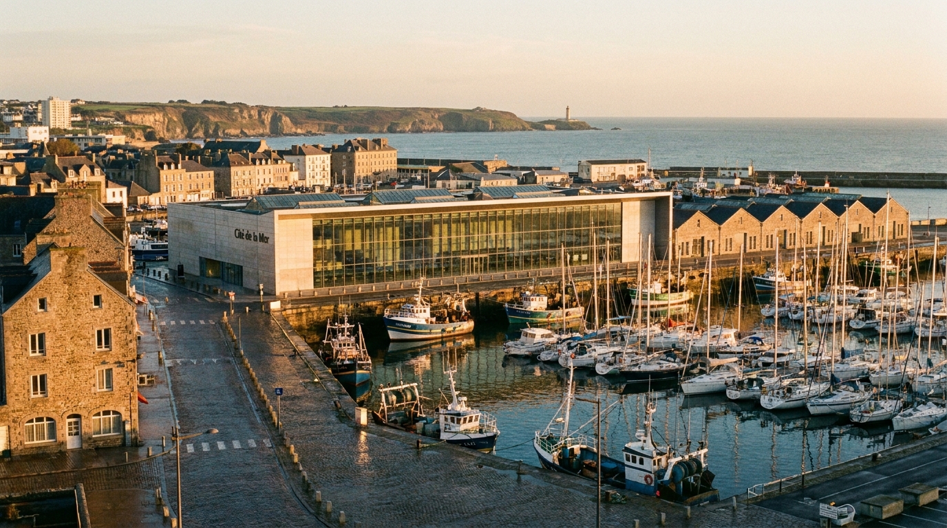 Vue du centre-ville de Cherbourg-en-Cotentin