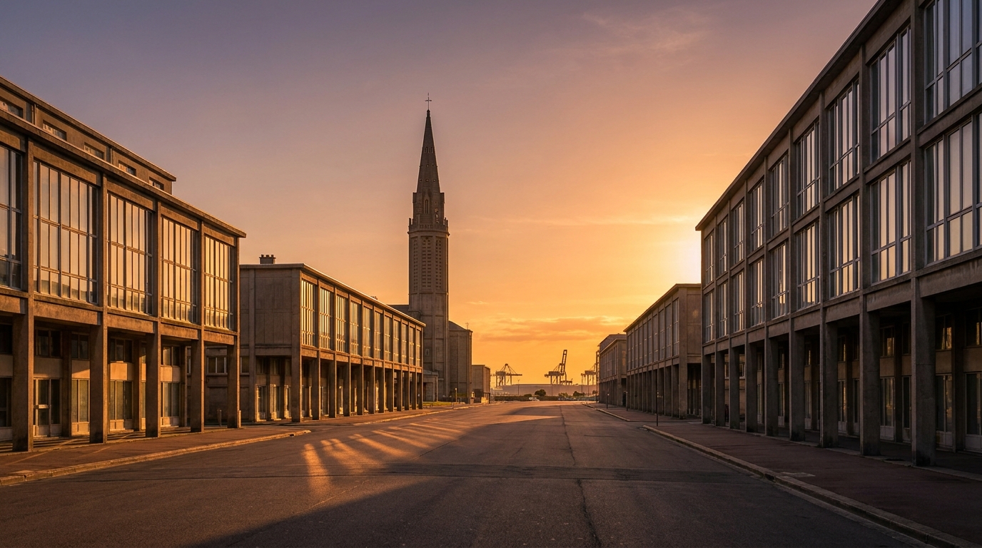 Vue du centre-ville de Le Havre