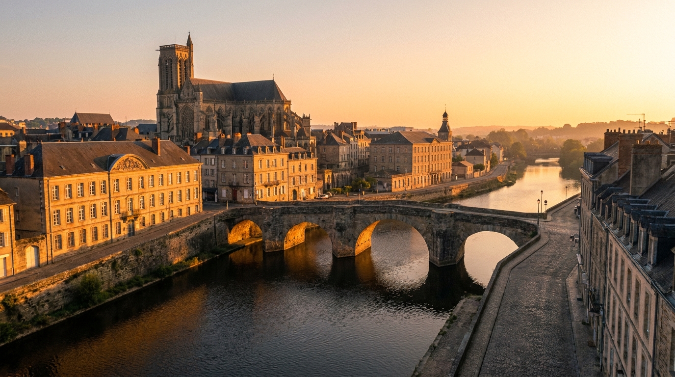 Vue du centre-ville de Limoges