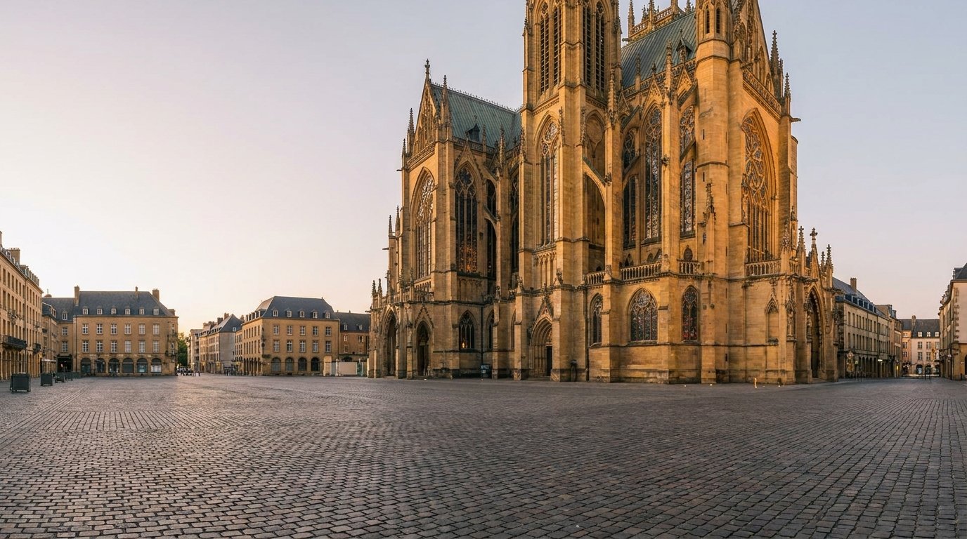 Vue du centre-ville de Metz