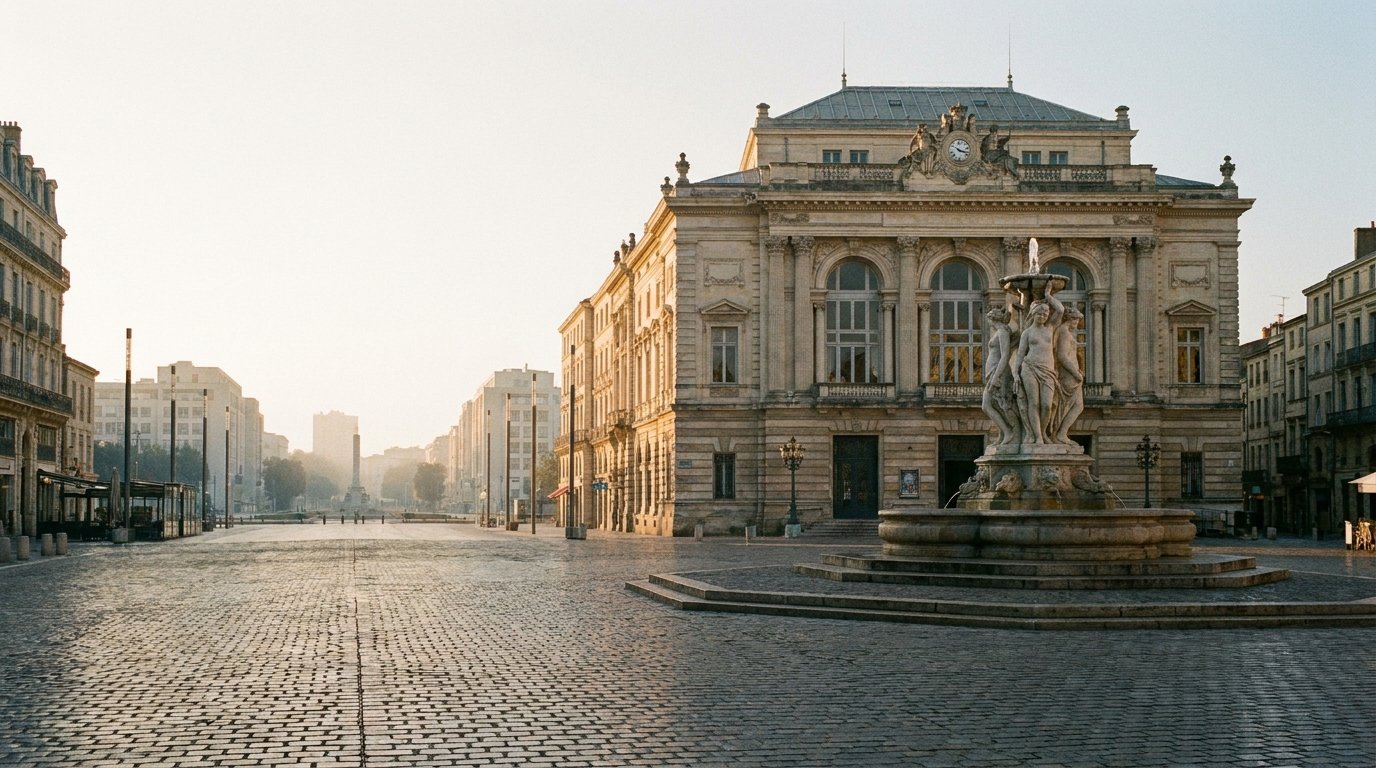 Vue du centre-ville de Montpellier