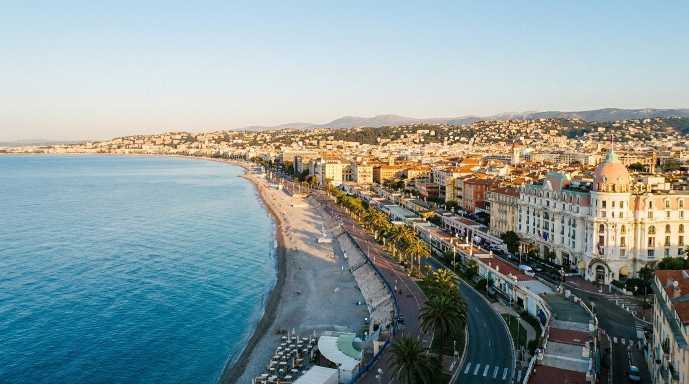 Vue du centre-ville de Nice