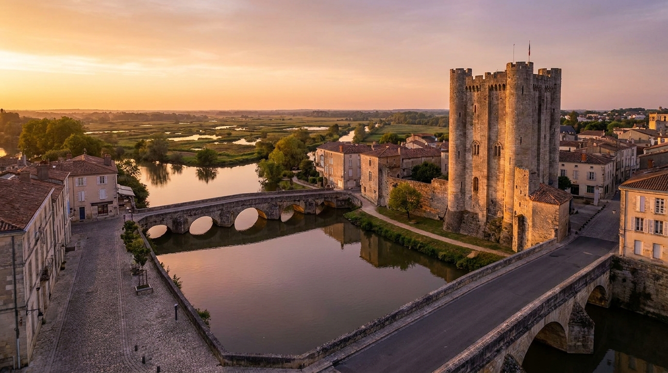 Vue du centre-ville de Niort