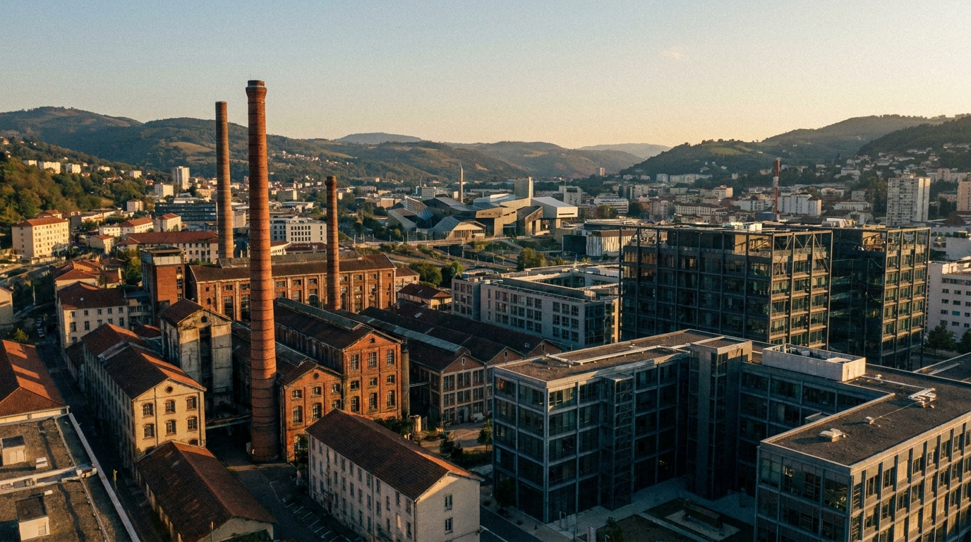 Vue du centre-ville de Saint-Étienne