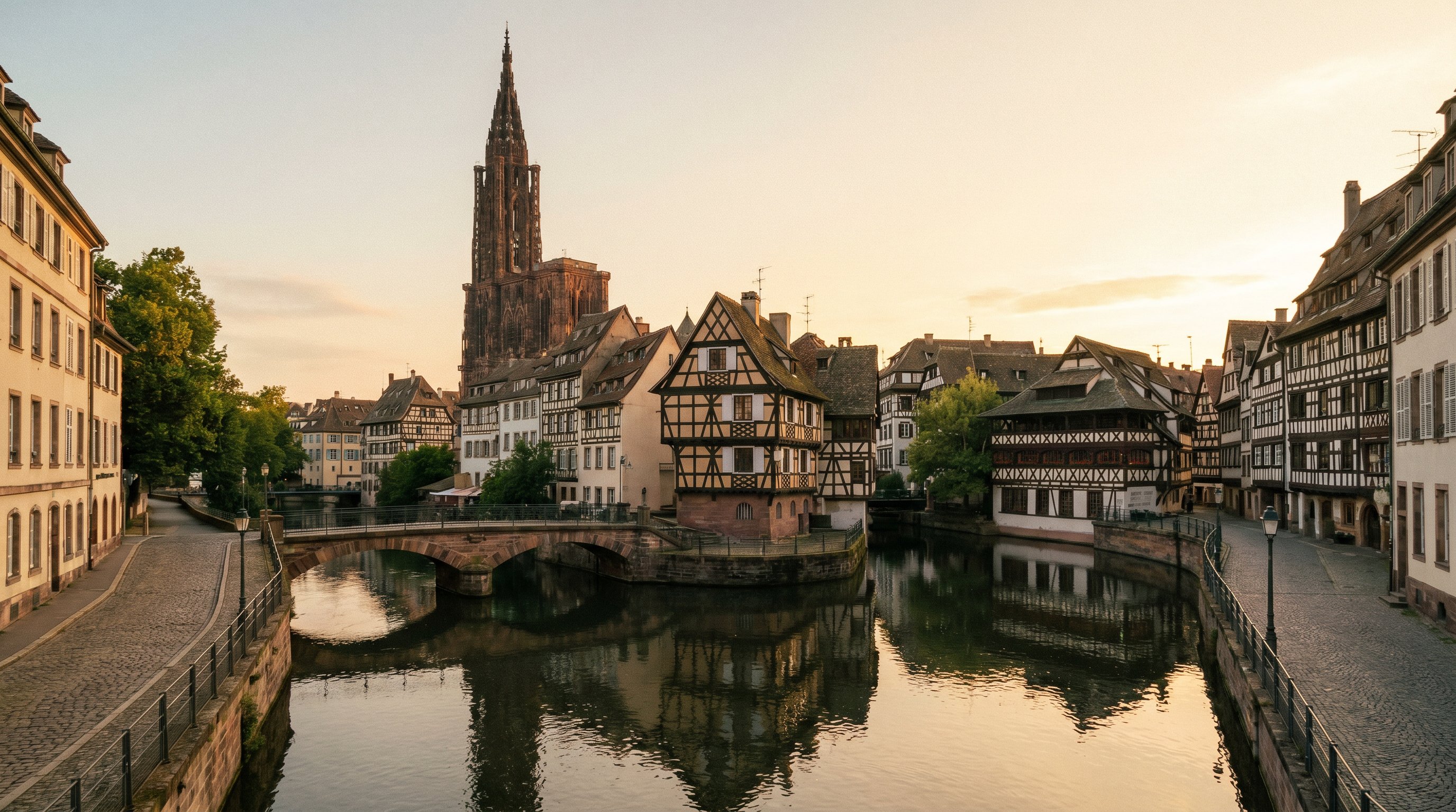 Vue du centre-ville de Strasbourg