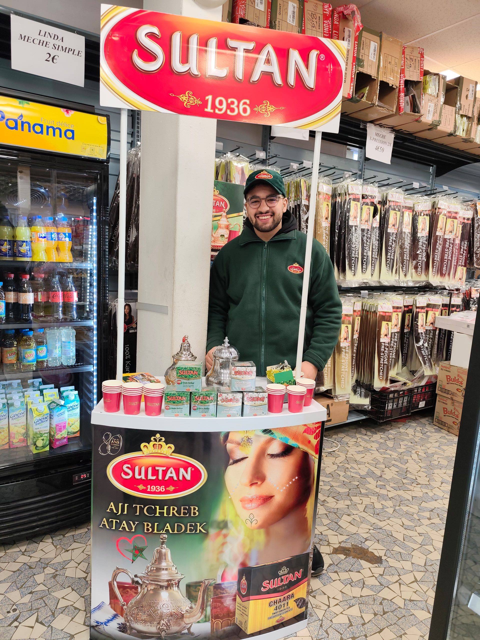 Animation Sultan - Thé marocain en magasin
