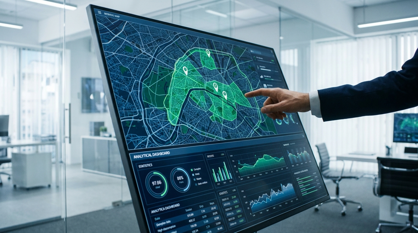 Simulateur de devis Strevoo, carte interactive de zones de distribution